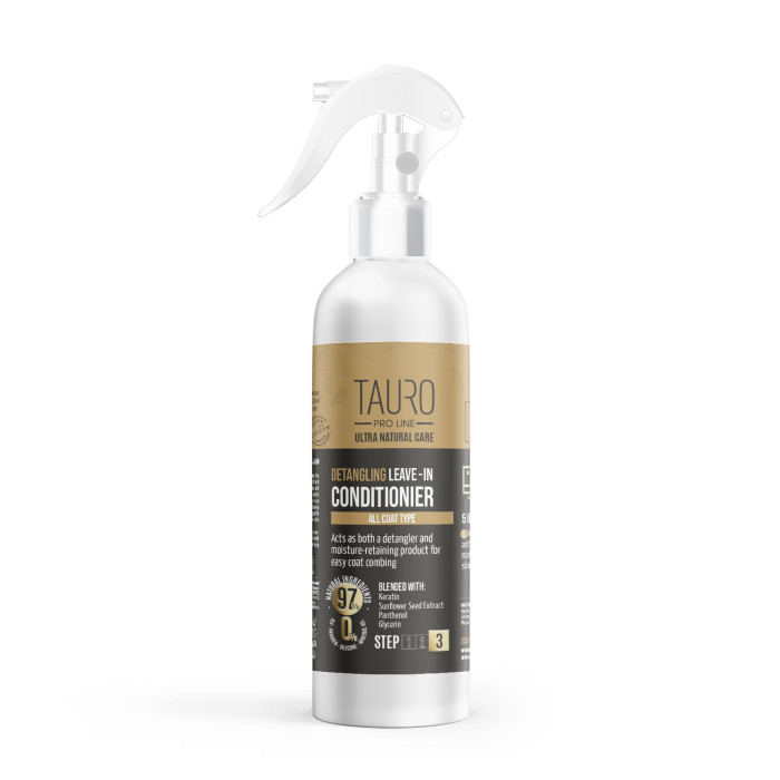 TAURO PRO LINE Ultra Natural Care detangling leave-in conditioner  for dogs and cats coat 