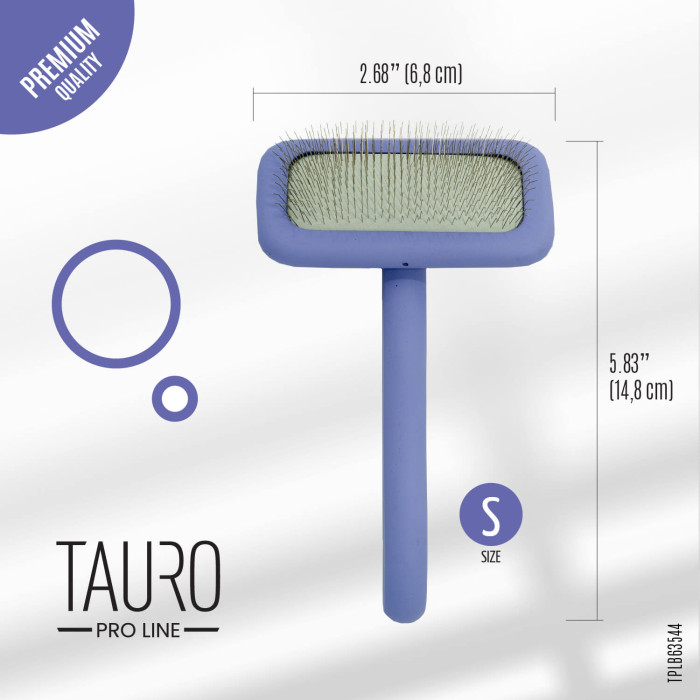 TAURO PRO LINE Brush wooden, rectangular shape 