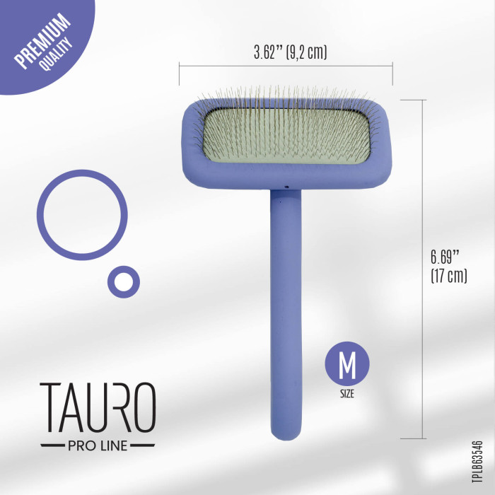 TAURO PRO LINE Brush wooden, rectangular shape 