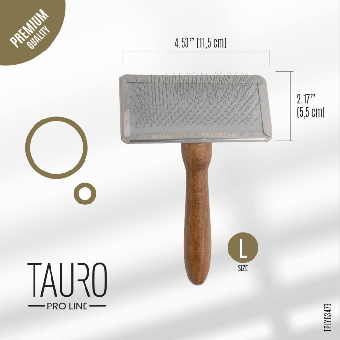 TAURO PRO LINE Brush with metal rim 