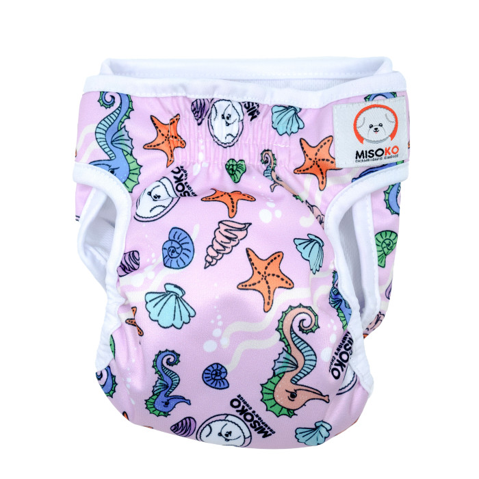 MISOKO reusable diapers set for female dogs, Fantasy 