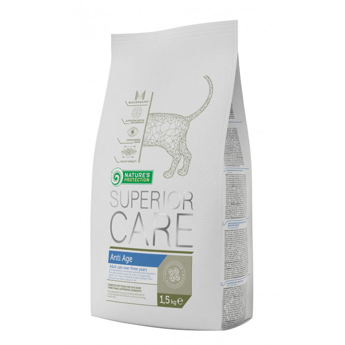NATURE'S PROTECTION SUPERIOR CARE dry food for adult cats with poultry 