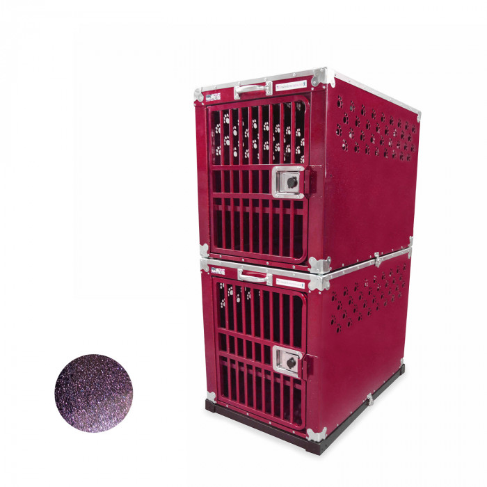 HYDROGROOM 300 Crate, double cage for animals 