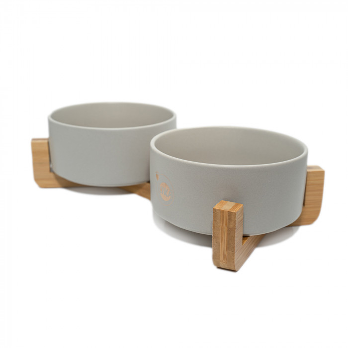 KIKA Pet double bowl, ceramic 