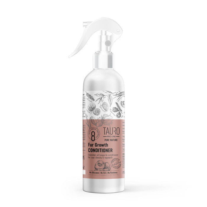 TAURO PRO LINE Pure Nature Fur Growth, coat growth promoting spray conditioner for dogs and cats 