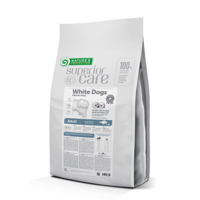NATURE'S PROTECTION SUPERIOR CARE dry grain free feed for adult, large breed dogs LARGE KIBBLE 