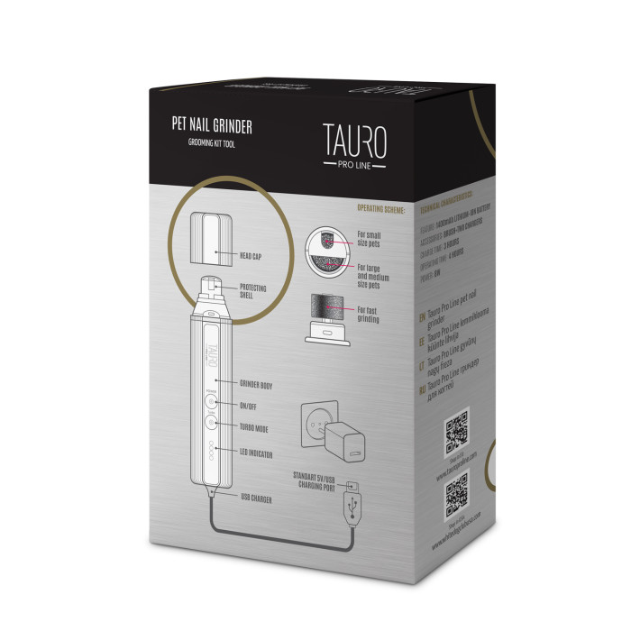TAURO PRO LINE pet nail grinder 