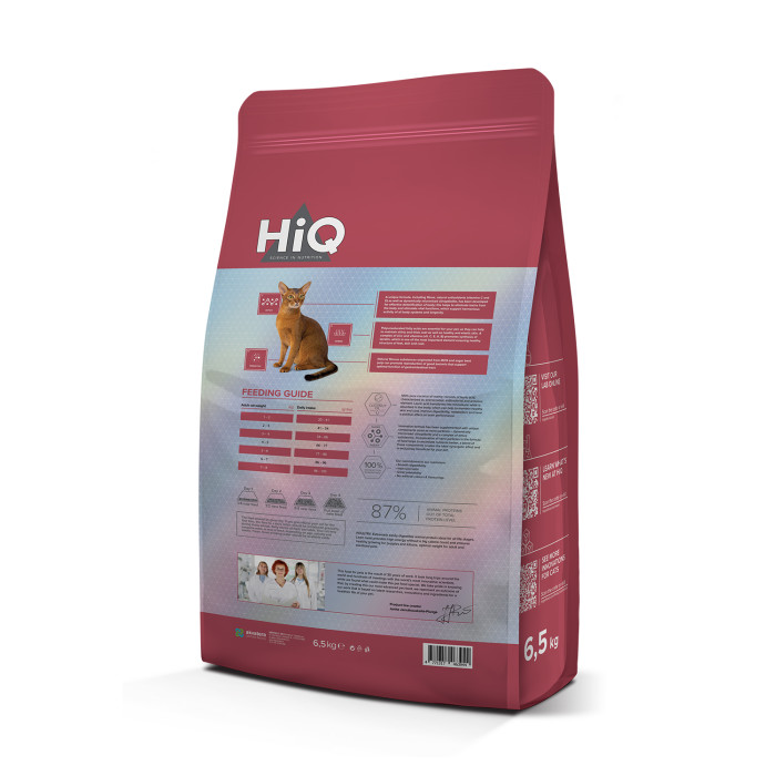 HIQ dry food for adult cats 