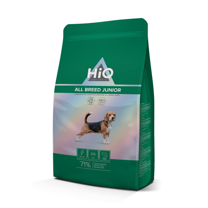 HIQ dry food for junior dogs 