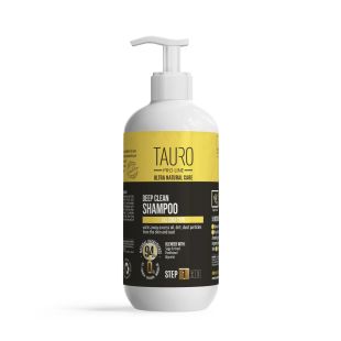 TAURO PRO LINE Ultra Natural Care deep clean shampoo for dogs and cats  skin and coat 400 ml