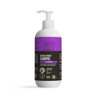 TAURO PRO LINE Ultra Natural Care интенсивно увлажняющий шампунь для шерсти и кожи собак и кошек 400 мл