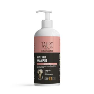TAURO PRO LINE Ultra Natural Care gentle scrub shampoo for dogs and cats skin and coat 1000 ml