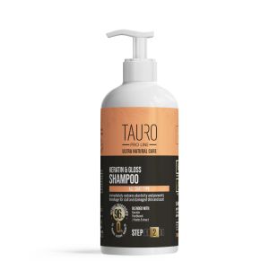 TAURO PRO LINE Ultra Natural Care shampoo with keratin for dogs and cats coat 1000 ml