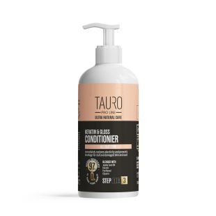 TAURO PRO LINE Ultra Natural Care conditioner with keratin for dogs and cats coat 1000 ml