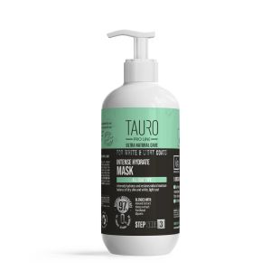 TAURO PRO LINE Ultra Natural Care intense hydrate mask for dogs and cats with white, light coat and skin 400 ml