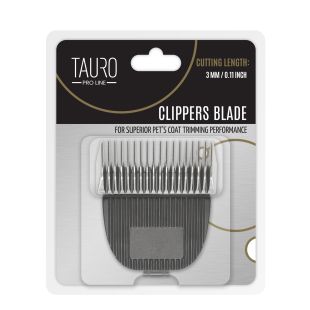 TAURO PRO LINE stainless steel replacement blade for pet's coat clippers 3 mm