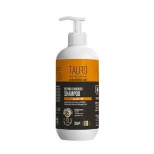 TAURO PRO LINE Ultra Natural Care repair and nourish shampoo for dogs and cats skin and coat 400 ml