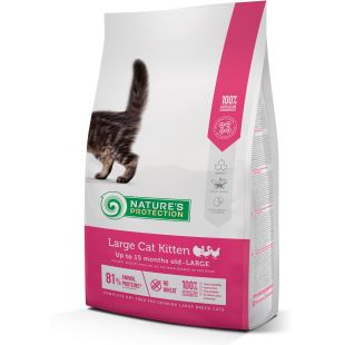 NATURE'S PROTECTION dry food for junior large breed cats with poultry 2 kg