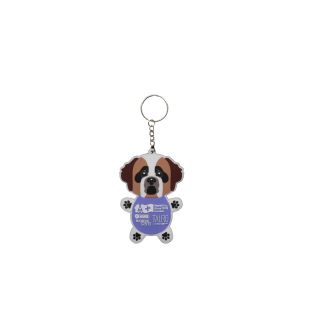 WORLD DOG SHOW keychain ST. BERNARD, 6,5x0,5x10cm