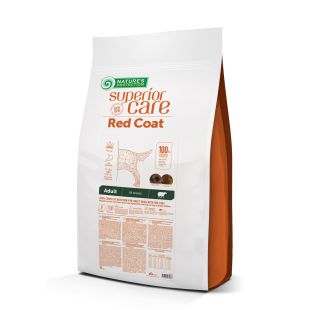 NATURE'S PROTECTION SUPERIOR CARE dry grain free food for adult dogs of all breeds with red coat, with lamb  10 kg