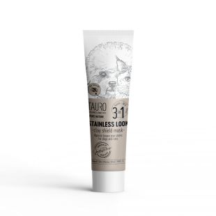 TAURO PRO LINE Pure Nature Stainless look 3in1, natural clay mask to prevent tear stains on the coat for dogs 50 ml