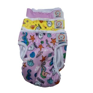 MISOKO reusable diapers set for female dogs, Fantasy size L, 3 pcs.