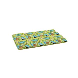 MISOKO reusable pad for pets, 2 pcs. with lions, yellow colorr, 80x140 cm