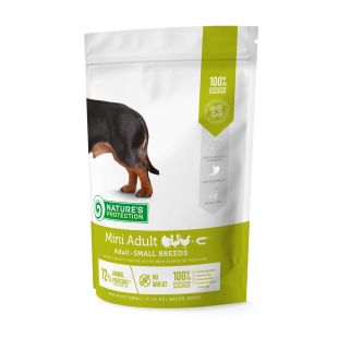 NATURE'S PROTECTION dry food for adult small breed dogs with poultry and krill 500 g
