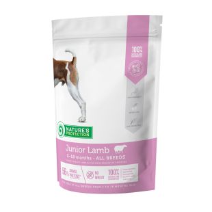 NATURE'S PROTECTION dry food for junior all breed dogs with lamb 500 g