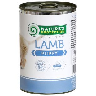 NATURE'S PROTECTION canned pet food for junior dogs with lamb 400 g