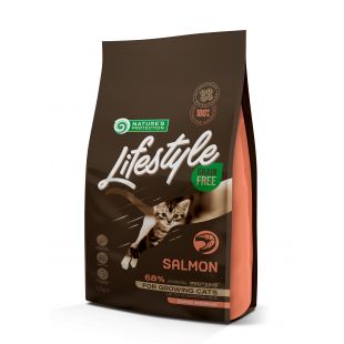 NATURE'S PROTECTION LIFESTYLE dry grain free food for kittens with salmon 1.5 kg