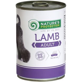 NATURE'S PROTECTION canned pet food for adult dogs with lamb 400 g
