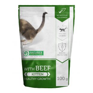 NATURE'S PROTECTION canned pet food for junior cats with beef 100 g
