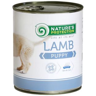 NATURE'S PROTECTION canned pet food for junior dogs with lamb 800 g
