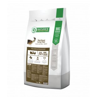NATURE'S PROTECTION dry food for adult long haired cats after sterilisation with poultry 7 kg