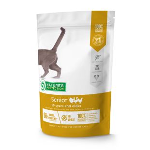 NATURE'S PROTECTION dry food for senior cats with poultry 400 g