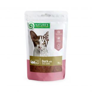 NATURE'S PROTECTION snack for cats duck with chia seeds 75 g
