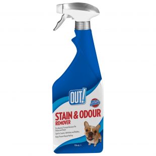 OUT! Dog , spray for odors and stains remowing 750 ml
