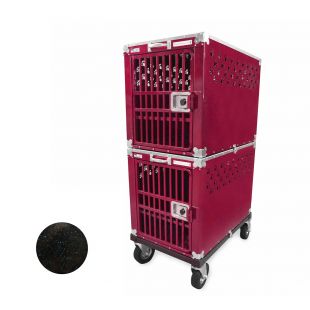 HYDROGROOM 300 Crate, double cage for animals Blue Shimmer