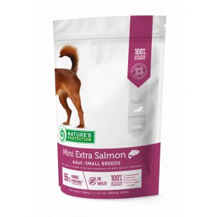 NATURE'S PROTECTION dry food for adult small breed dogs with salmon 500 g