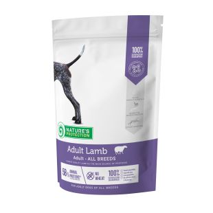 NATURE'S PROTECTION dry food for adult dogs of all breeds with lamb 500 g