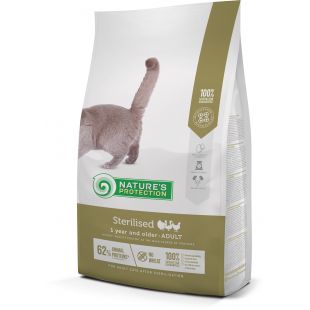 NATURE'S PROTECTION dry food for adult cats after sterilisation with poultry 2 kg
