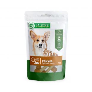 NATURE'S PROTECTION snack for dogs with chicken, weight - shaped, 75 g x 6