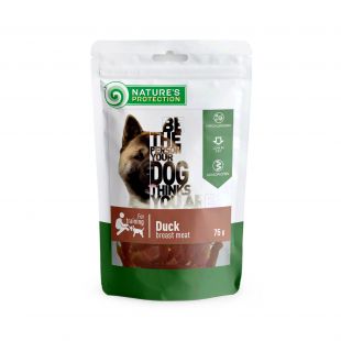 NATURE'S PROTECTION snack for dogs duck breast meat, 75 g x 6