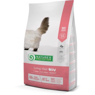 NATURE'S PROTECTION dry food for adult long haired cats with poultry 2 kg