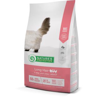 NATURE'S PROTECTION dry food for adult long haired cats with poultry 7 kg