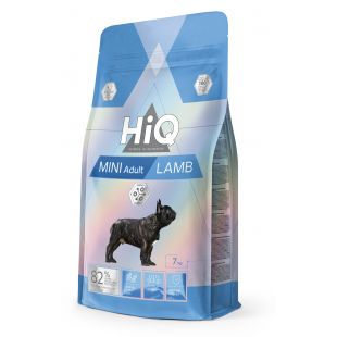 HIQ dry food for adult dogs of small breeds with lamb 7 kg
