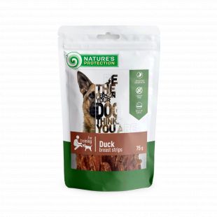 NATURE'S PROTECTION snacks for dogs, duck breast strips 75 g