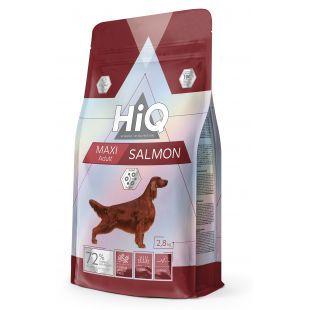 HIQ dry food for adult dogs of large breeds, with salmon  2.8 kg