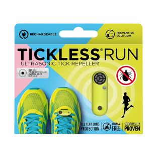 TICKLESS ultrasonic pendant for humans against ticks and flea rechargeable, yellow